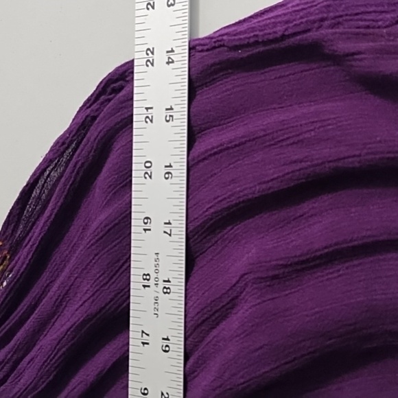 Advance Apparel Free Size Rayon Gauze Art to Wear Boho Tank Dress Pockets - Picture 4 of 14